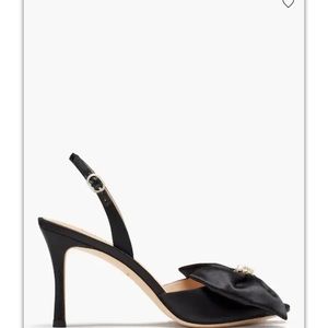 Kate Spade “Happily” sling backs blk. Size 8.5